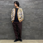 TIM LEHI | JACQUARD CARDIGAN -TYPE 2- #YELLOW [22FW-WMK-KN17]