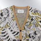 TIM LEHI | JACQUARD CARDIGAN -TYPE 2- #YELLOW [22FW-WMK-KN17]