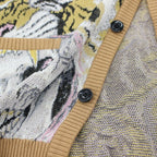 TIM LEHI | JACQUARD CARDIGAN -TYPE 2- #YELLOW [22FW-WMK-KN17]