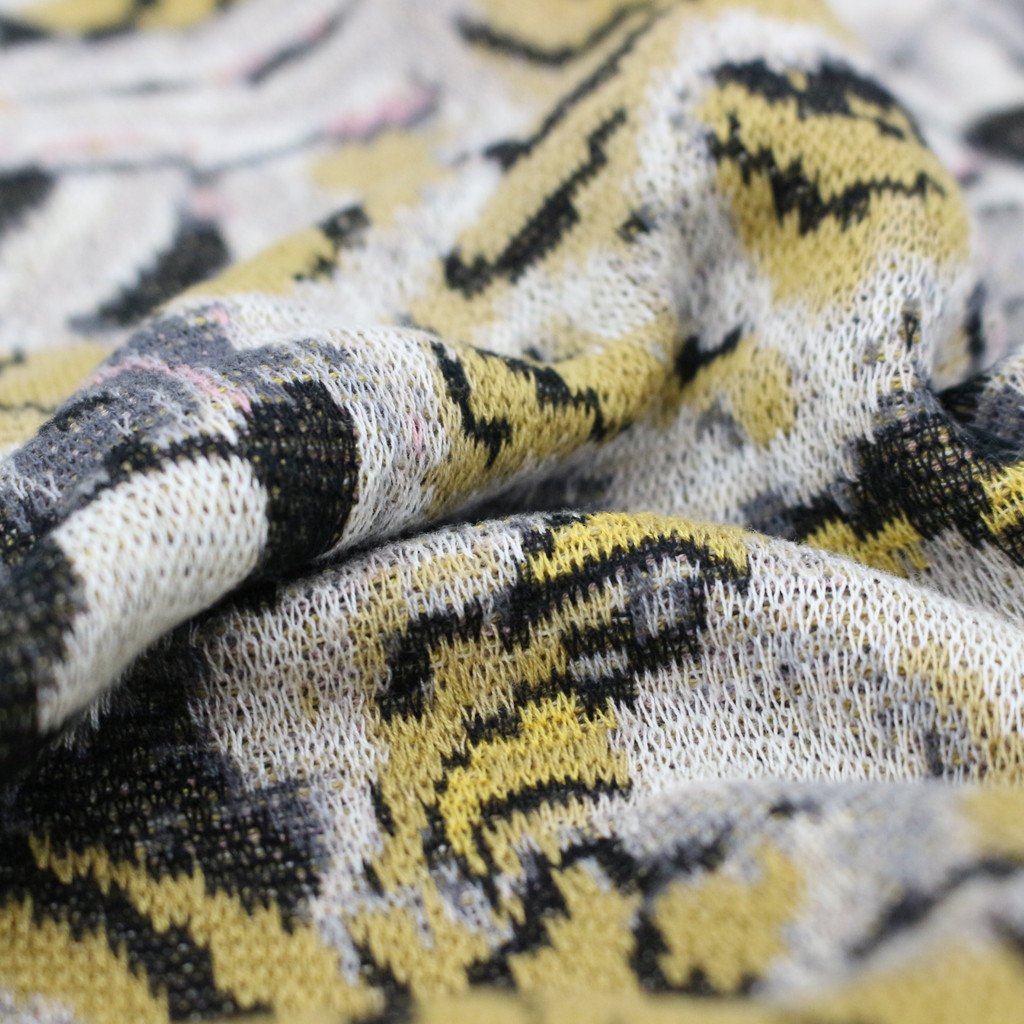 TIM LEHI | JACQUARD CARDIGAN -TYPE 2- #YELLOW [22FW-WMK-KN17]