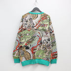 TIM LEHI | JACQUARD CARDIGAN -TYPE 1- #GREEN [22FW-WMK-KN15]