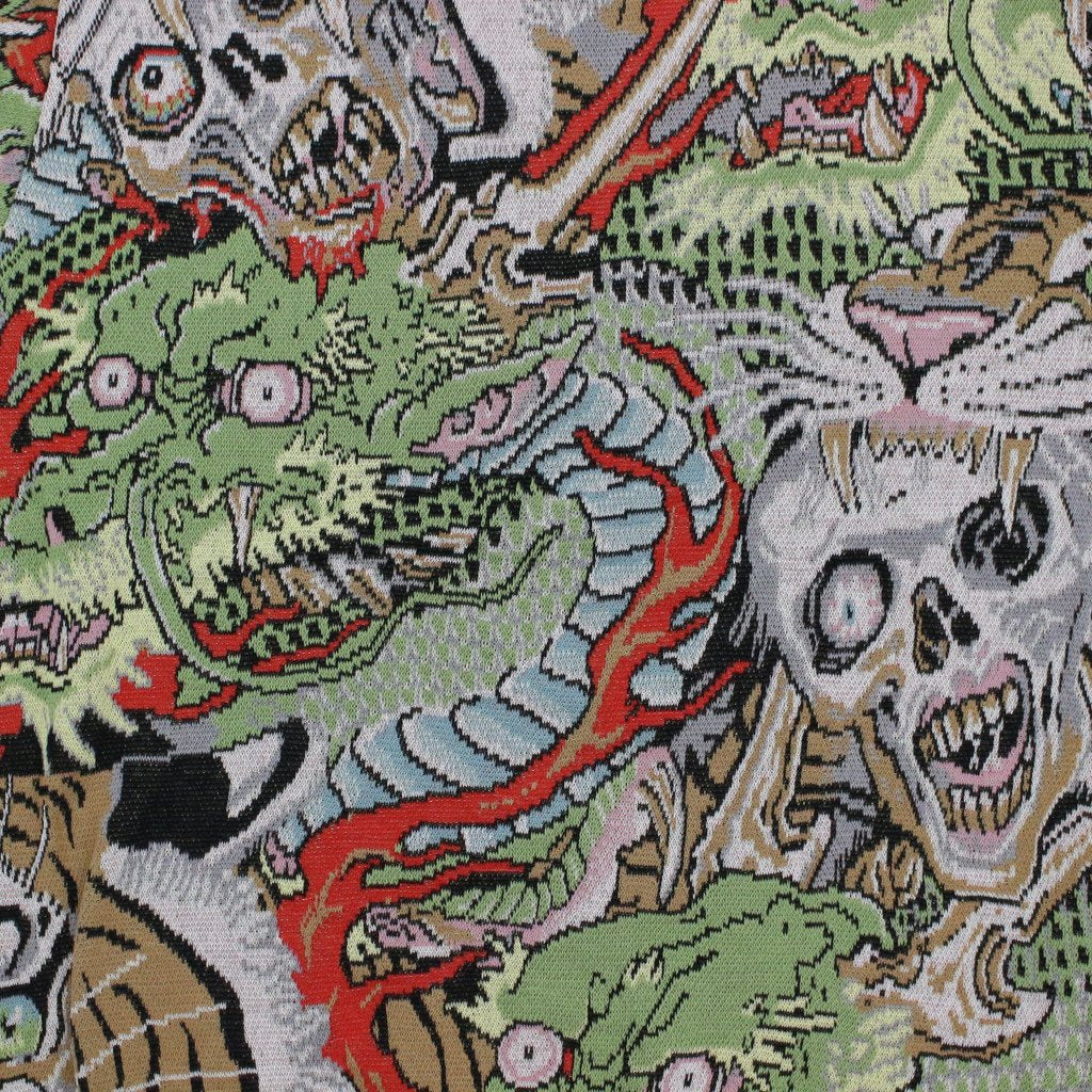 TIM LEHI | JACQUARD CARDIGAN -TYPE 1- #GREEN [22FW-WMK-KN15]