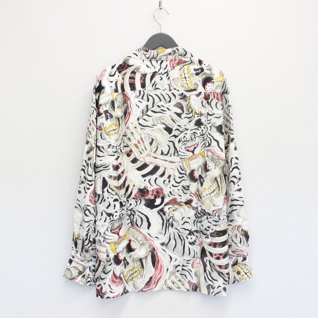 TIM LEHI | HAWAIIAN SHIRT L/S -TYPE 2- #GRAY [22FW-WMS-HI02]