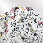 TIM LEHI | HAWAIIAN SHIRT L/S -TYPE 2- #GRAY [22FW-WMS-HI02]