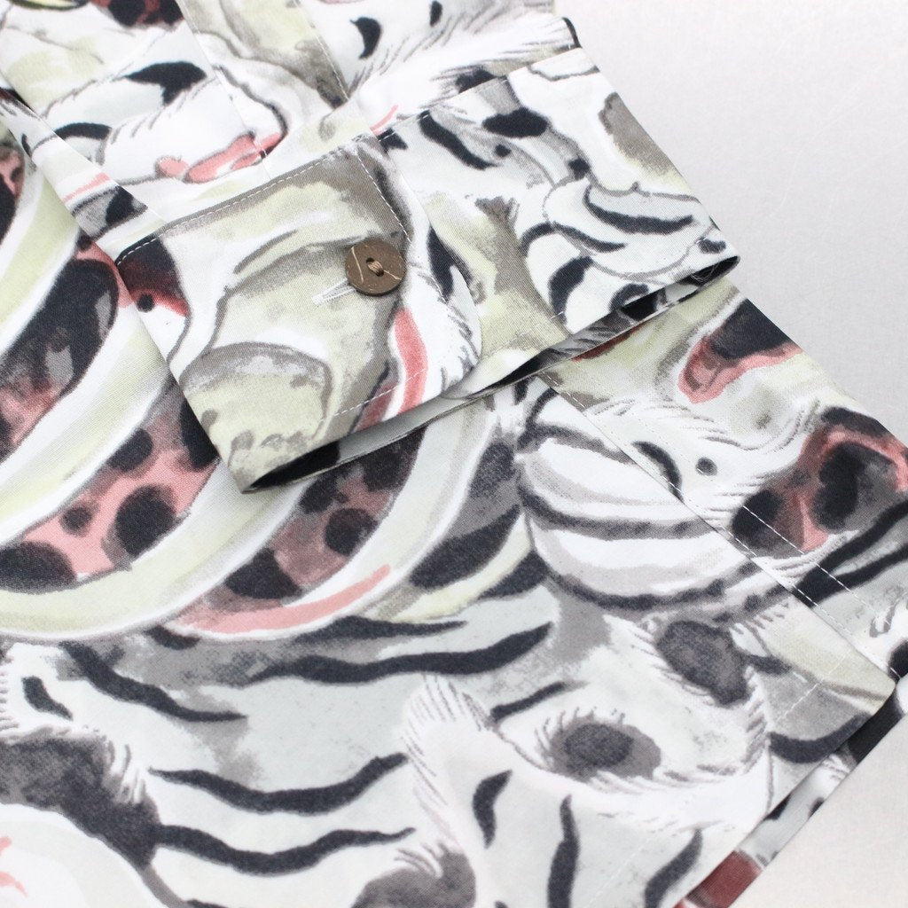 TIM LEHI | HAWAIIAN SHIRT L/S -TYPE 2- #GRAY [22FW-WMS-HI02]