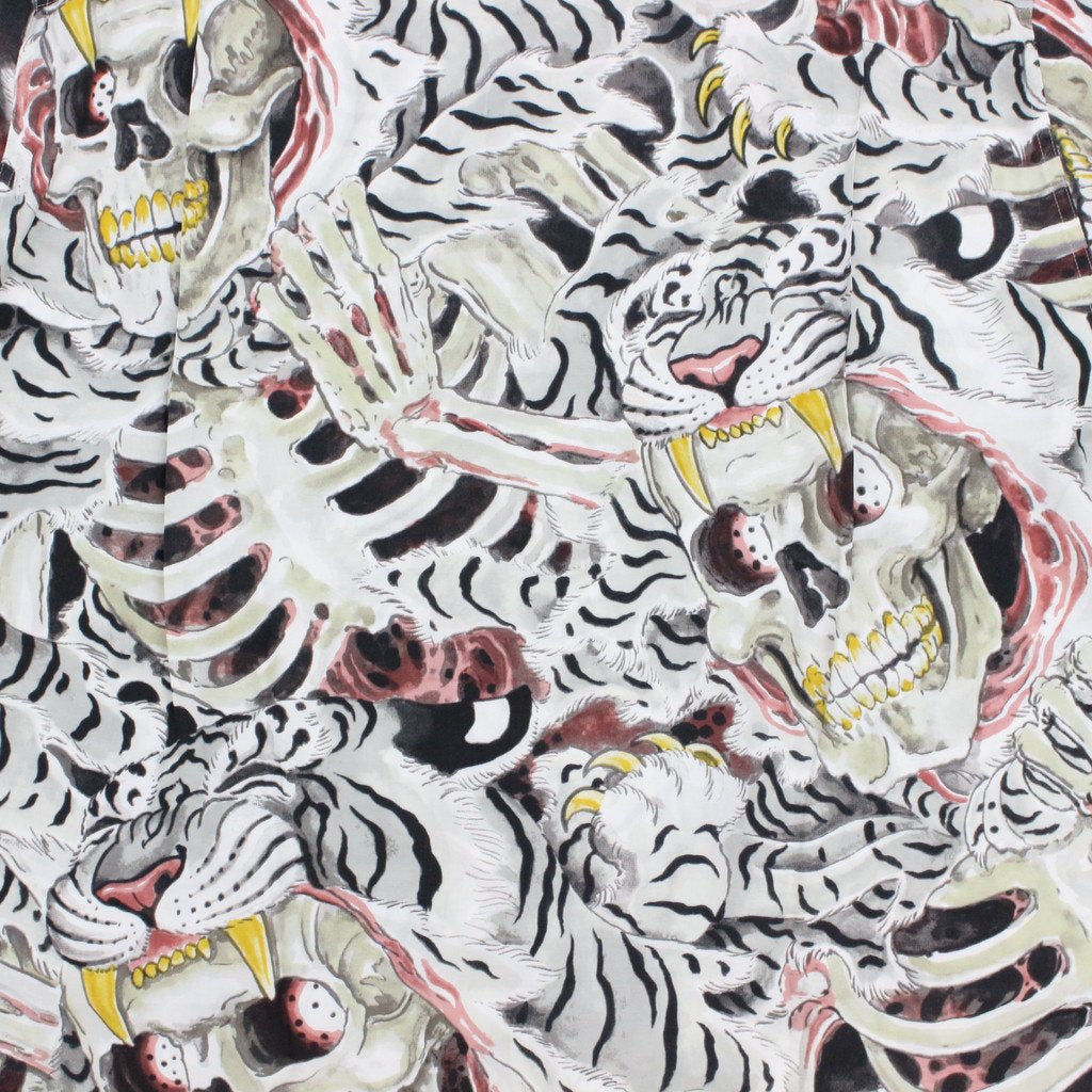 TIM LEHI | HAWAIIAN SHIRT L/S -TYPE 2- #GRAY [22FW-WMS-HI02]