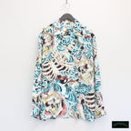 TIM LEHI | HAWAIIAN SHIRT L/S -TYPE 2- #BLUE [22FW-WMS-HI02]