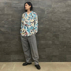 TIM LEHI | HAWAIIAN SHIRT L/S -TYPE 2- #BLUE [22FW-WMS-HI02]