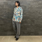 TIM LEHI | HAWAIIAN SHIRT L/S -TYPE 2- #BLUE [22FW-WMS-HI02]