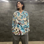 TIM LEHI | HAWAIIAN SHIRT L/S -TYPE 2- #BLUE [22FW-WMS-HI02]