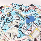 TIM LEHI | HAWAIIAN SHIRT L/S -TYPE 2- #BLUE [22FW-WMS-HI02]