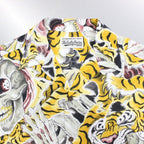TIM LEHI | HAWAIIAN SHIRT L/S -TYPE 2- #YELLOW [22FW-WMS-HI02]
