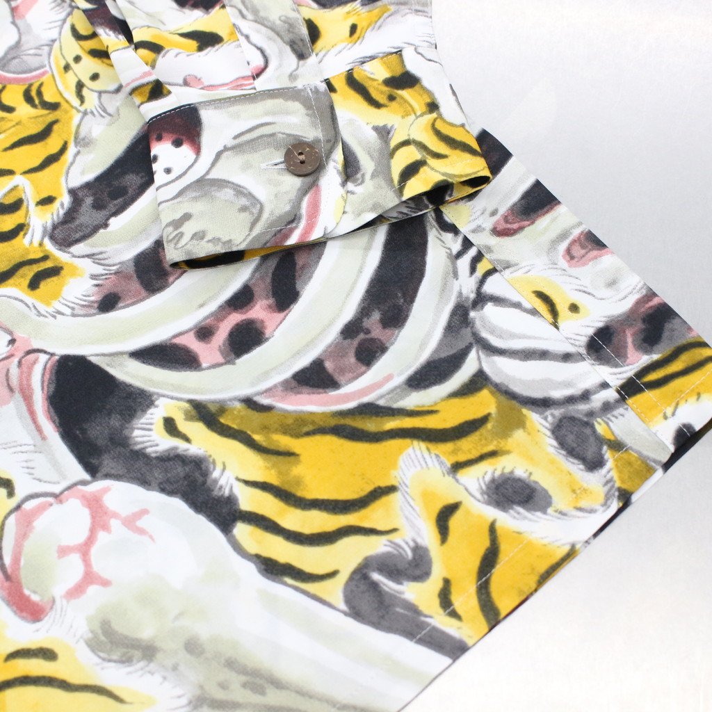 TIM LEHI | HAWAIIAN SHIRT L/S -TYPE 2- #YELLOW [22FW-WMS-HI02]