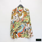 TIM LEHI | HAWAIIAN SHIRT L/S -TYPE 1- #GREEN [22FW-WMS-HI01]