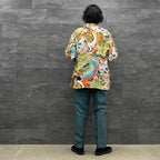 TIM LEHI | HAWAIIAN SHIRT L/S -TYPE 1- #GREEN [22FW-WMS-HI01]