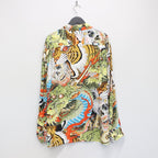 TIM LEHI | HAWAIIAN SHIRT L/S -TYPE 1- #GREEN [22FW-WMS-HI01]