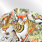 TIM LEHI | HAWAIIAN SHIRT L/S -TYPE 1- #GREEN [22FW-WMS-HI01]