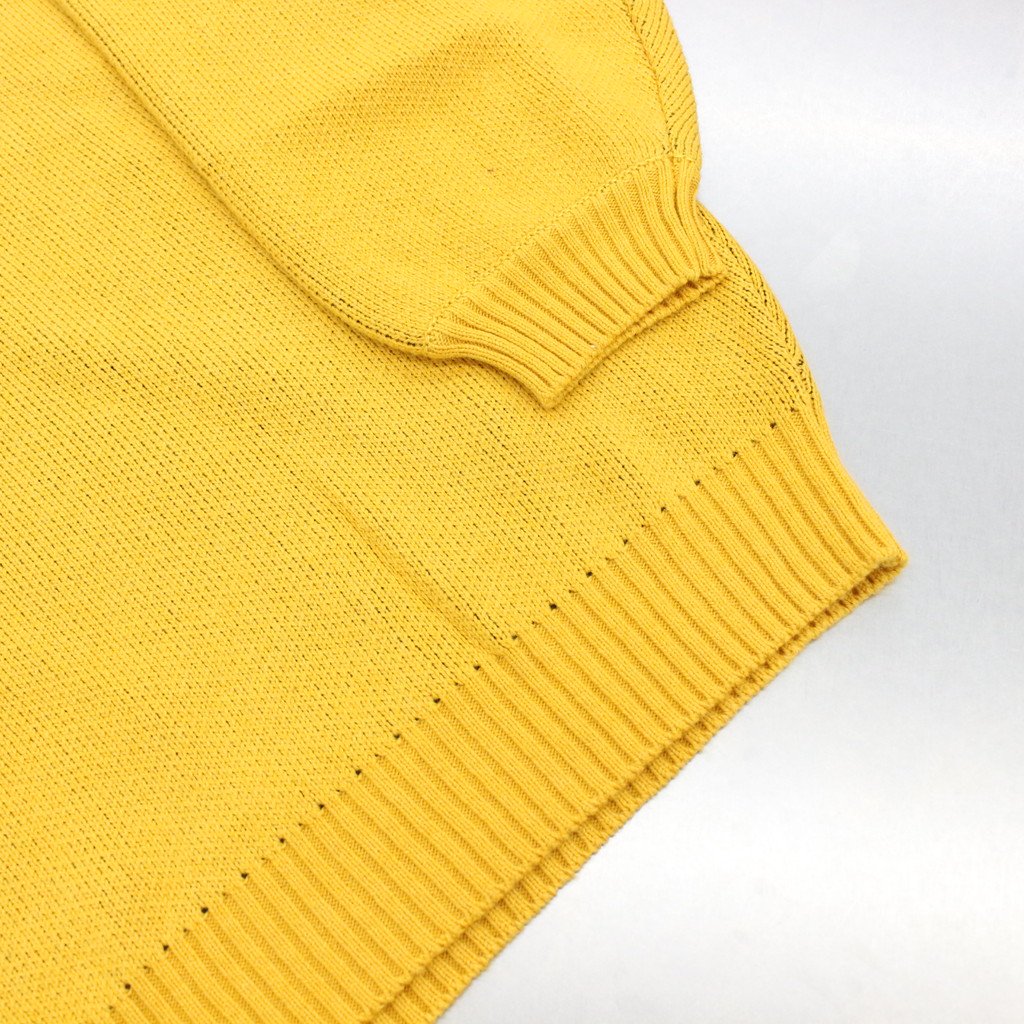 ACID LOGO KNIT SWEATER #MUSTARD [FW22-KN01]