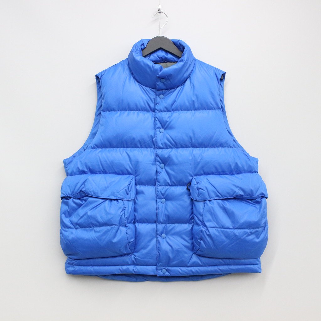 TECH BACK PACKER DOWN VEST #BLUE [BW-24022W]