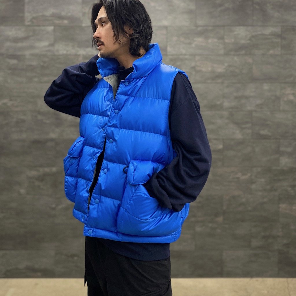TECH BACK PACKER DOWN VEST #BLUE [BW-24022W]