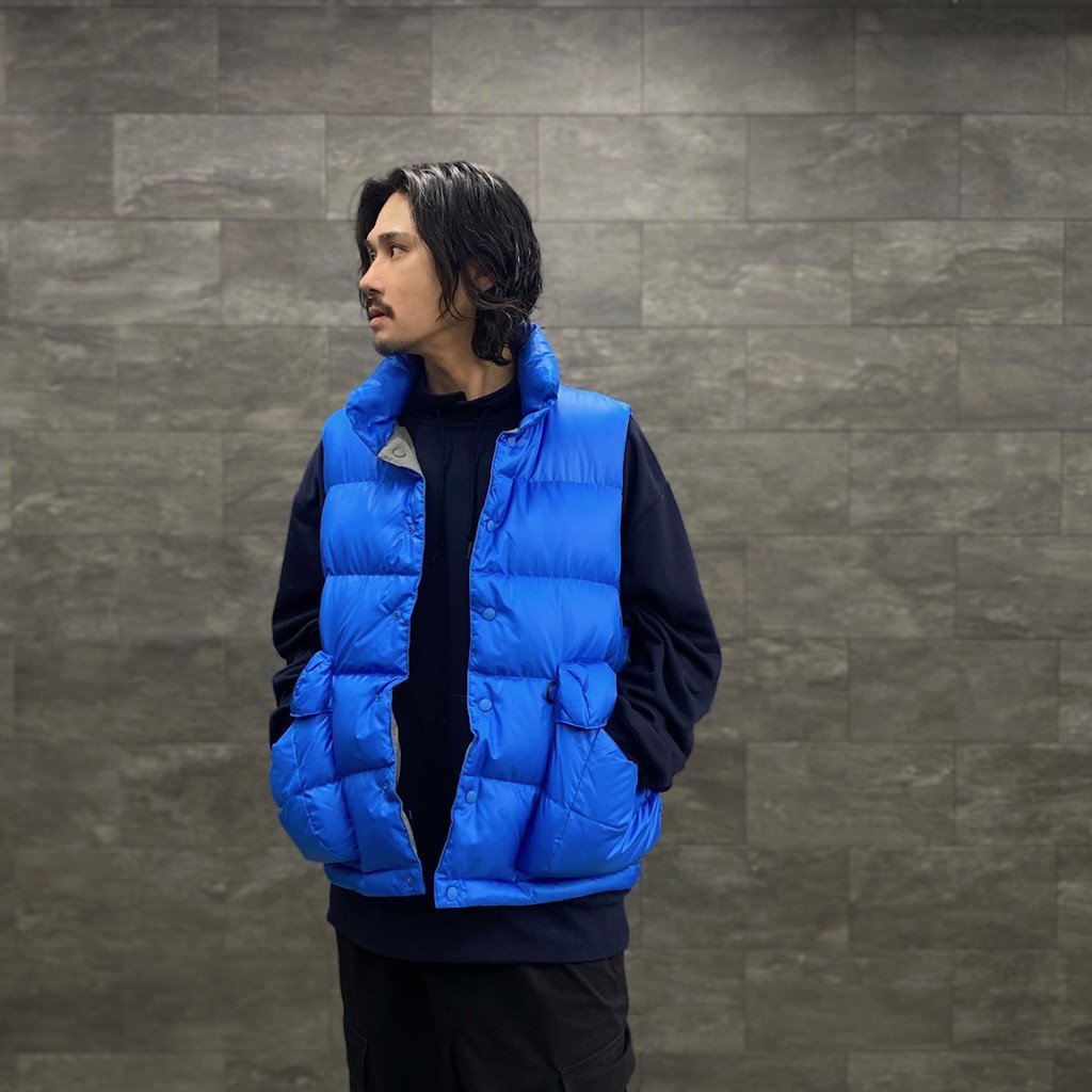 TECH BACK PACKER DOWN VEST #BLUE [BW-24022W]