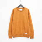 MOHAIR CREW NECK SWEATER #L-BROWN [22FW-WMK-KN05]