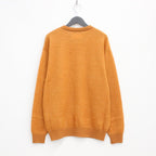 MOHAIR CREW NECK SWEATER #L-BROWN [22FW-WMK-KN05]