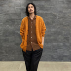 MOHAIR CARDIGAN #L-BROWN [22FW-WMK-KN06]
