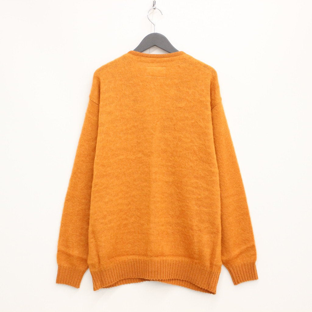 MOHAIR CARDIGAN #L-BROWN [22FW-WMK-KN06]
