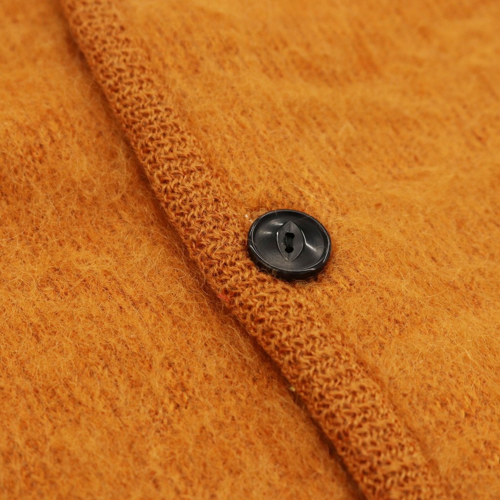 MOHAIR CARDIGAN #L-BROWN [22FW-WMK-KN06]