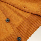 MOHAIR CARDIGAN #L-BROWN [22FW-WMK-KN06]