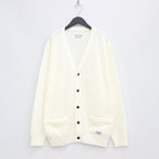 MOHAIR CARDIGAN #WHITE [22FW-WMK-KN06]