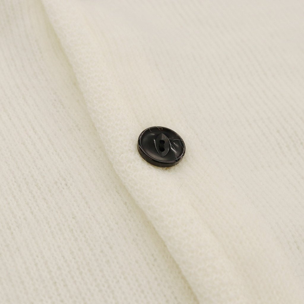 MOHAIR CARDIGAN #WHITE [22FW-WMK-KN06]