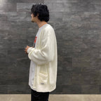 MOHAIR CARDIGAN #WHITE [22FW-WMK-KN06]