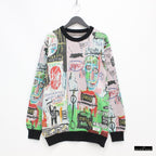 JEAN-MICHEL BASQUIAT | CREW NECK SWEATER -TYPE 3- #ONE [BASQUIAT-WM-KN03]