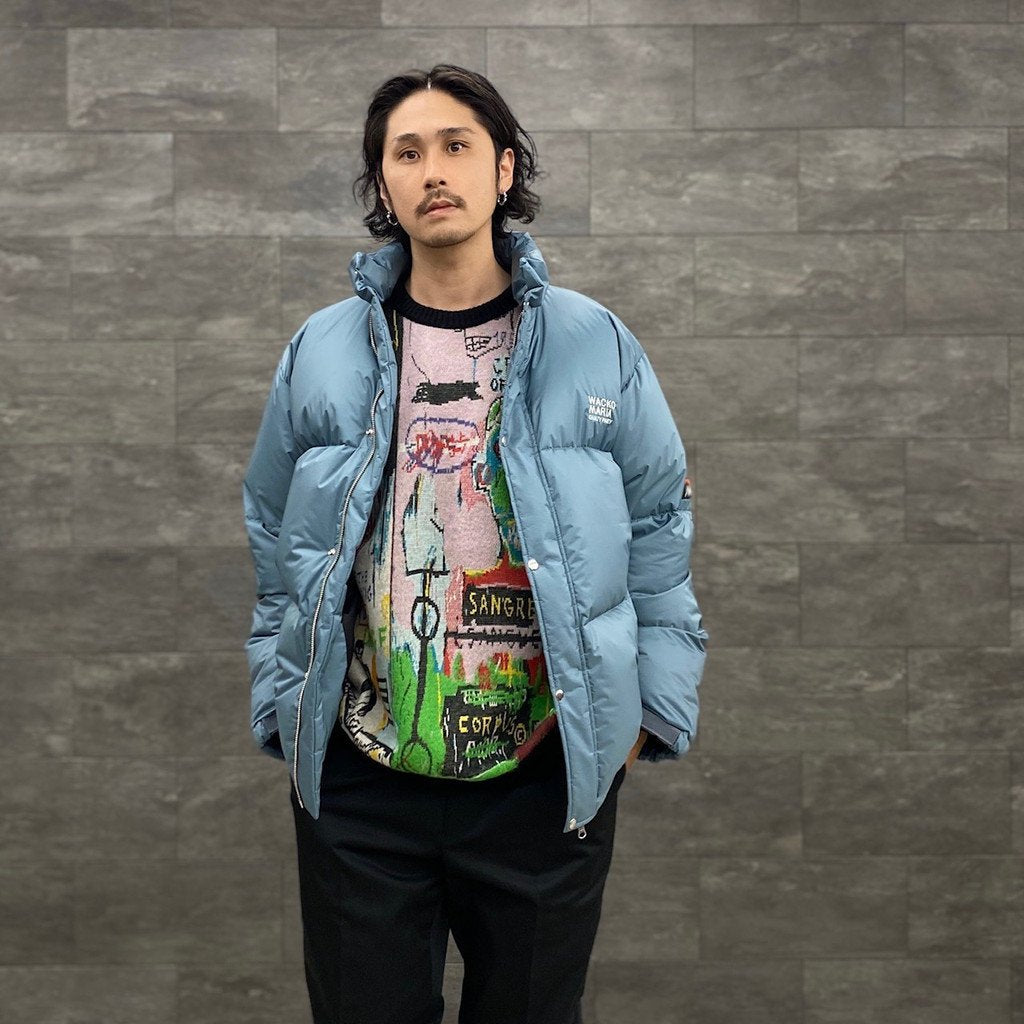 JEAN-MICHEL BASQUIAT | CREW NECK SWEATER -TYPE 3- #ONE [BASQUIAT-WM-KN03]