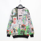 JEAN-MICHEL BASQUIAT | CREW NECK SWEATER -TYPE 3- #ONE [BASQUIAT-WM-KN03]