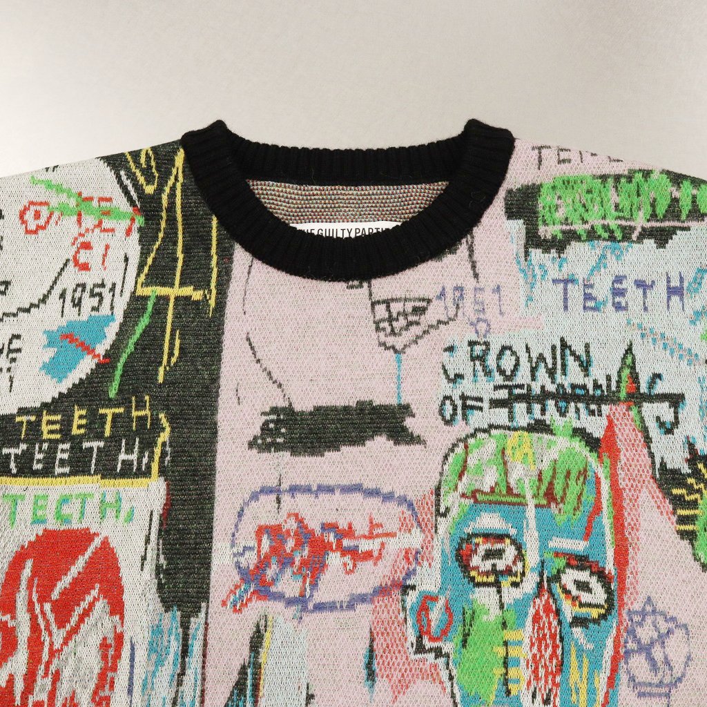 WACKO MARIA | ワコマリア JEAN-MICHEL BASQUIAT | CREW NECK SWEATER