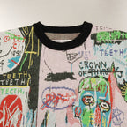 JEAN-MICHEL BASQUIAT | CREW NECK SWEATER -TYPE 3- #ONE [BASQUIAT-WM-KN03]