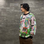 JEAN-MICHEL BASQUIAT | CREW NECK SWEATER -TYPE 3- #ONE [BASQUIAT-WM-KN03]