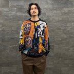 JEAN-MICHEL BASQUIAT | CREW NECK SWEATER -TYPE 2- #ONE [BASQUIAT-WM-KN02]