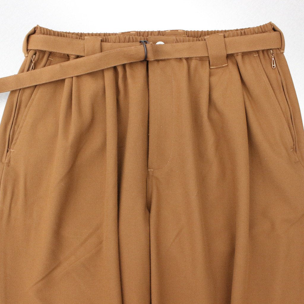 TR BAGGY SLACKS #BROWN [FW22-B10]