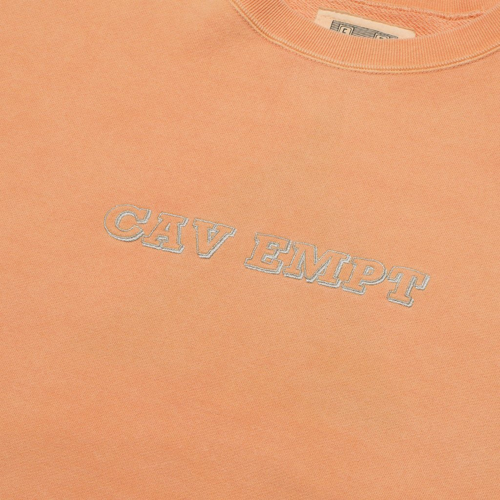 C.E | シーイー OVERDYE CAV EMPT CREW NECK #ORANGE [CES22CS12