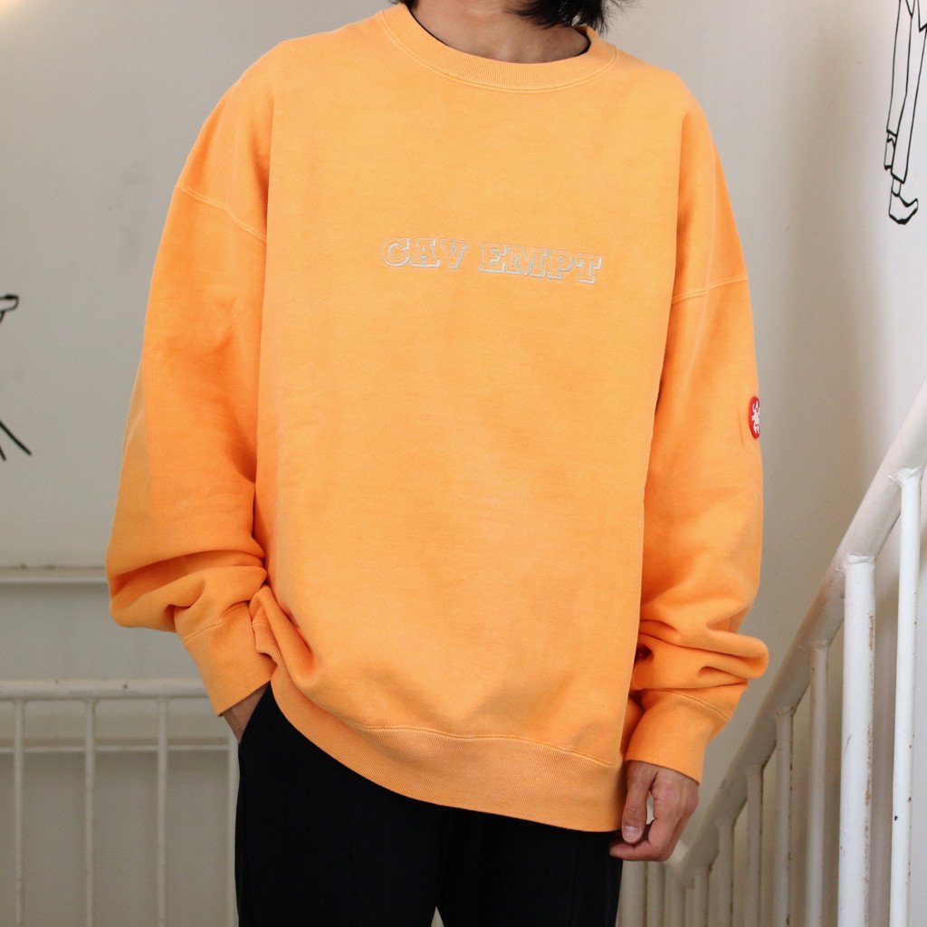 OVERDYE CAV EMPT CREW NECK #ORANGE [CES22CS12]