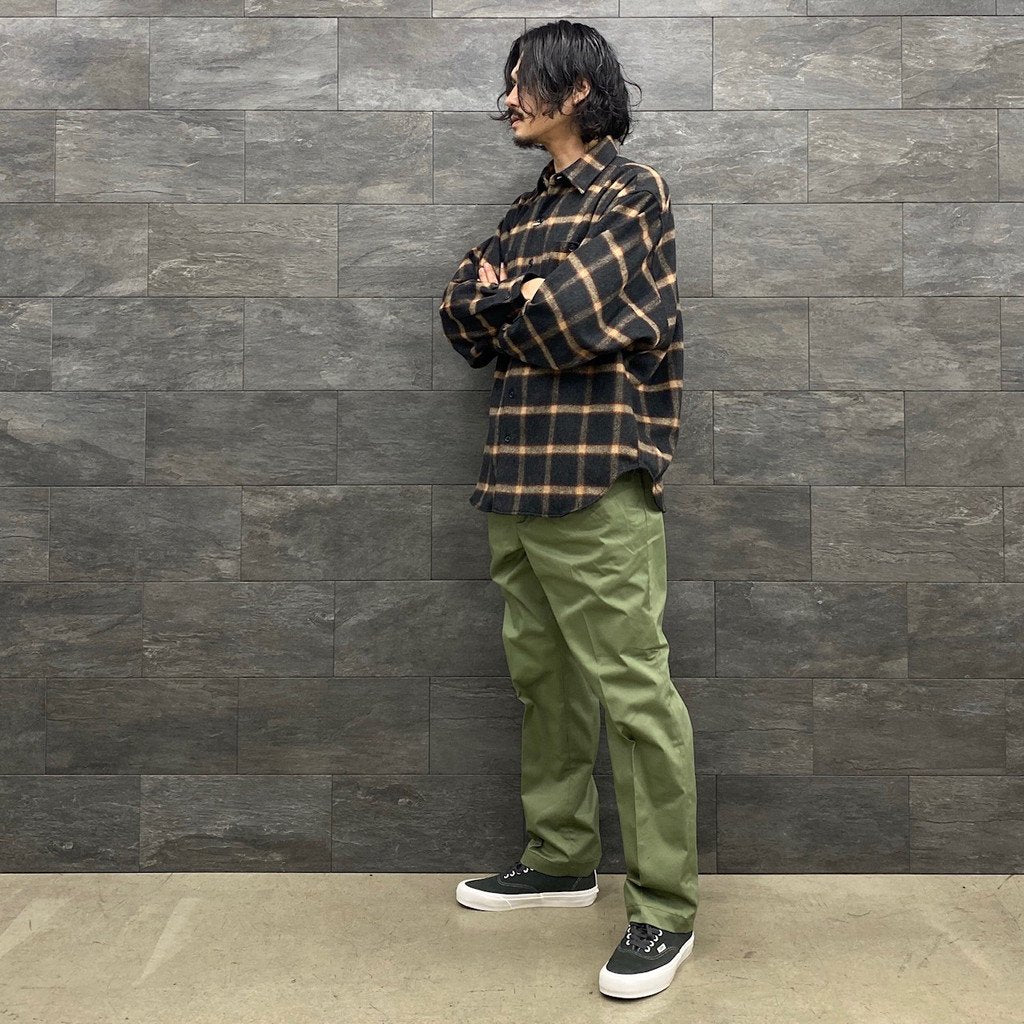 SON OF THE CHEESE | サノバチーズ SHAGGY CHECK SHIRT #NAVY [SC2220