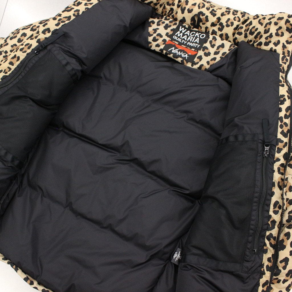 WACKO MARIA | ワコマリア NANGA | LEOPARD DOWN JACKET #BEIGE [22FW