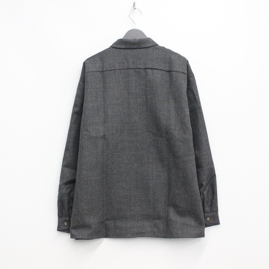 花呢襯衫#灰色 [SC2220-SH05]