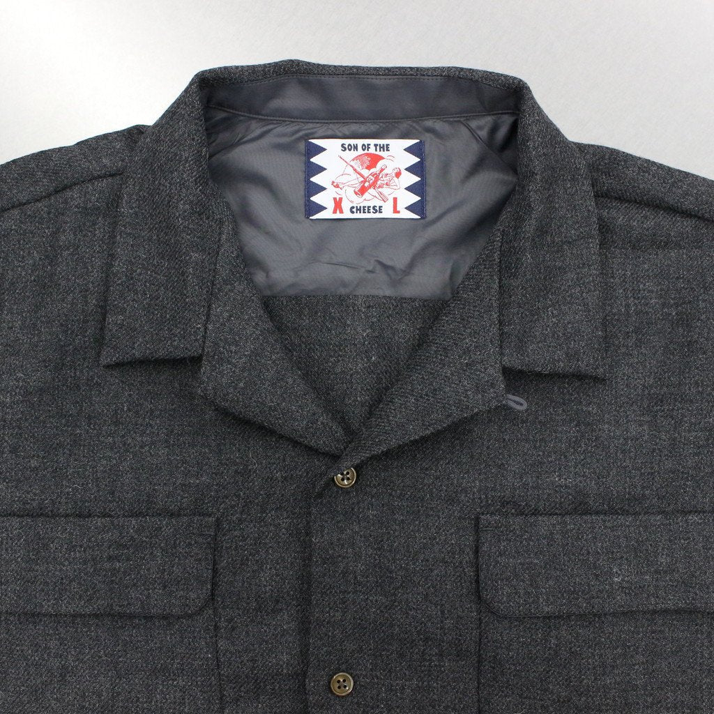 花呢襯衫#灰色 [SC2220-SH05]