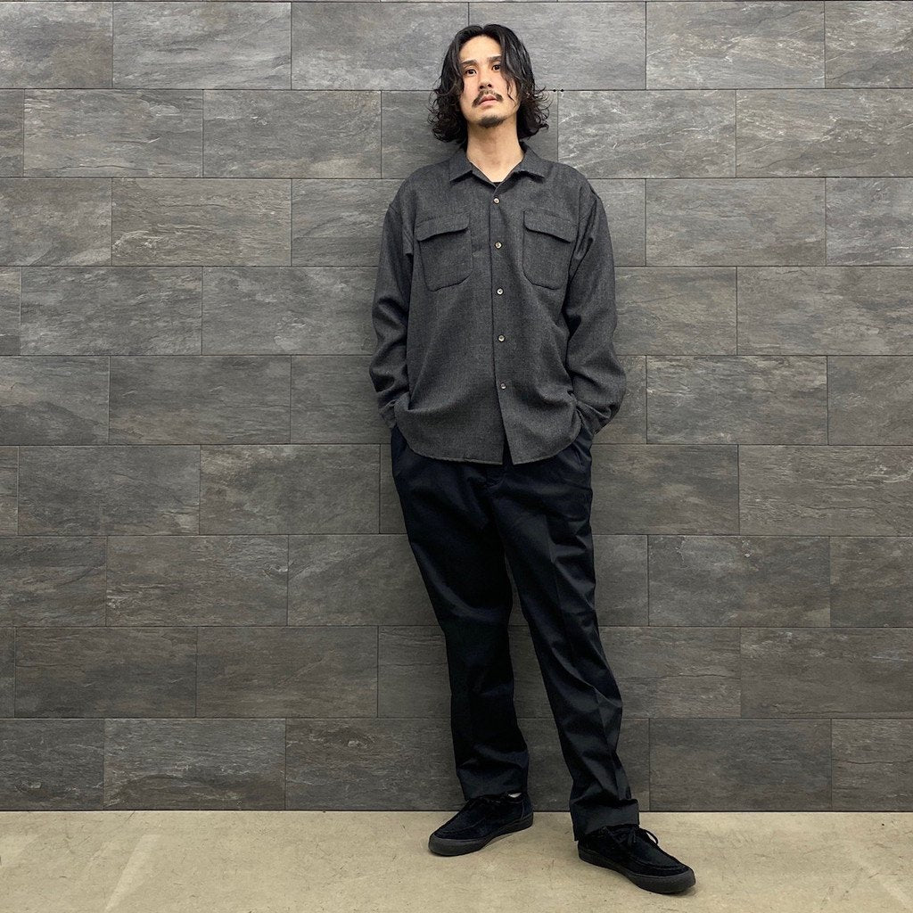 花呢襯衫#灰色 [SC2220-SH05]