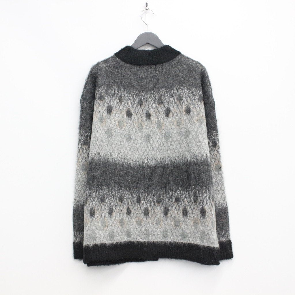 SON OF THE CHEESE | サノバチーズ BROWN TROUT CARDIGAN #GRAY